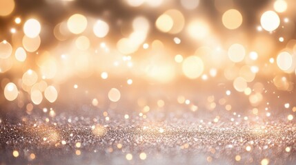 Sparkling light on glossy backdrop