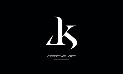 LK, KL, L, K abstract letters logo monogram