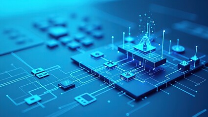 A futuristic illustration, evoking a sense of innovation and progress.