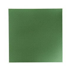Fototapeta premium Blank dark green sticky note isolated against a white or transparent background, sticky post it note png image
