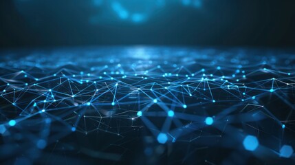Obraz premium Abstract Network Structure