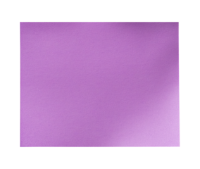 Blank lavender post it note for messages isolated against a white or transparent background, sticky post it note png image