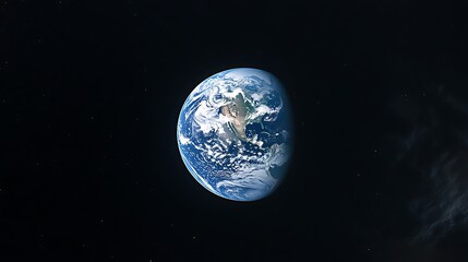 Fototapeta premium A highly detailed and accurate photo of the Earth planet