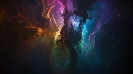 Cosmic Rainbow Swirl