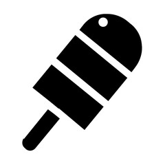 black and white ice cream