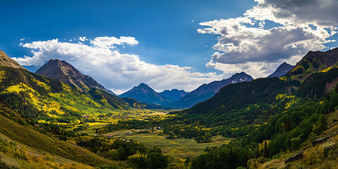 Fototapeta premium Landscapes, valleys