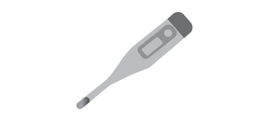 Digital Thermometer.Temperature Scanner. Vector Illustration.