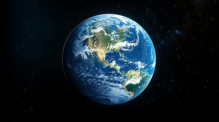 Fototapeta premium A highly detailed and accurate photo of the Earth planet