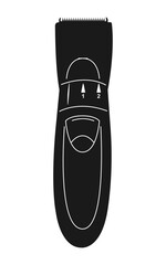 Rechargeable hair clipper outline icon style