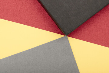 Geometric composition. Abstract geometric still life	