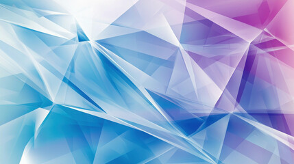 Geometric Abstract Design with Overlapping Transparent Shapes in Soft Blue and Pink Tones