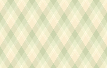 Elegant pastel green and beige diamond pattern.  Perfect for textile design, wallpaper, packaging, or website backgrounds.