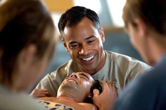 Interactive CPR Training Healthcare Professional Demonstrates Life-Saving Techniques for Heart Attack Prevention Engaging Hands-on Education Session Shows Effective CPR Methods, Crucial for Emergency