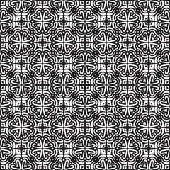 Minimalist black and white seamless pattern background