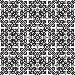Minimalist black and white seamless pattern background