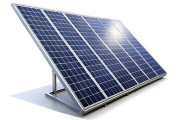 Solar panel, isolated on white background