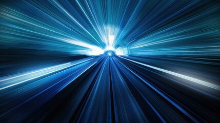 Abstract Speed Blur Tunnel