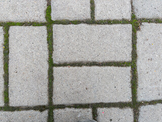 Old pavement stone texture as background