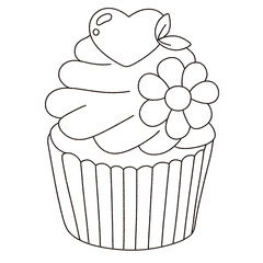 valentine, dessert, sweet, cute, doodle, cartoon, design, delicious, food, art, drawing, love, valentine's day