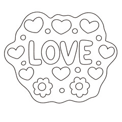 valentine, dessert, sweet, cute, doodle, cartoon, design, delicious, food, art, drawing, love, valentine's day