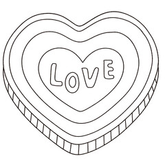 valentine, dessert, sweet, cute, doodle, cartoon, design, delicious, food, art, drawing, love, valentine's day