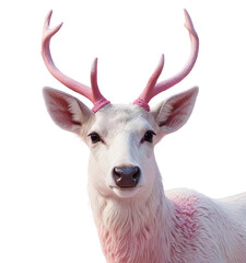 Obraz premium Close-up-shot-of-a-white-deer