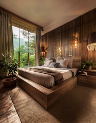 luxury hotel bedroom