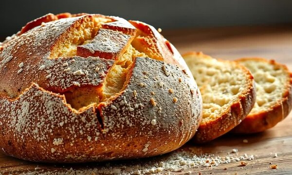 loaf of bread with sesame