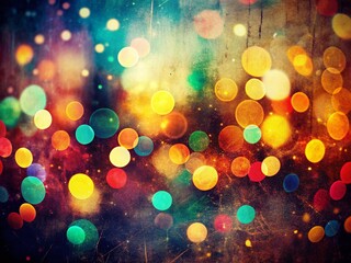 Fototapeta premium Abstract Grunge Bokeh Background with Copy Space for Design