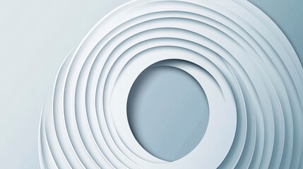 Obraz premium Light blue background with white circles and lines, a simple vector illustration of a light blue gradient background with abstract design elements, simple shapes, and a minimalistic style. 