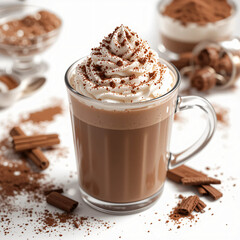 cup of coffee with chocolate, Happy chocolate Day 2025