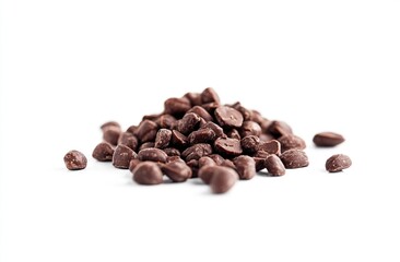 Naklejka premium Peanuts on a white background, high-resolution photography, stock photo, professional color grading, clear and sharp focus --ar 32:21 --v 6.1 Job ID: 146fc928-5550-4e7a-8c2f-eef8c113bb86