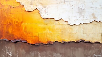 Warm Abstract Texture with Layered Earthy Tones and Smooth Finish