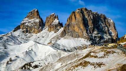 Winter in The Dolomites, Northern Italy