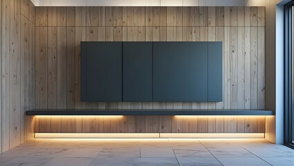 Black signboard with copyspace 