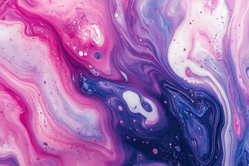 Obraz premium Close up of a beautifully crafted purple and pink marble painting