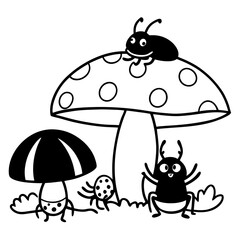 mushrooms and mushroom