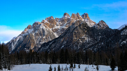 Winter in The Dolomites, Northern Italy
