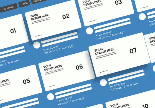 Thumbnail Template Social Media Banner