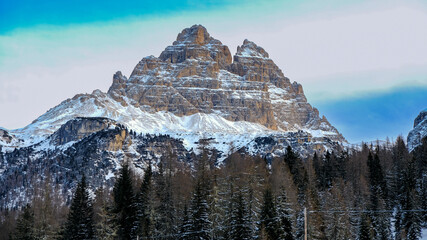 Winter in The Dolomites, Northern Italy