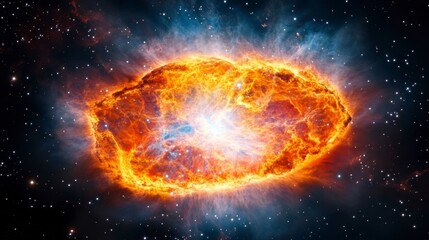 Bright Cosmic Explosion in the Heart of the Universe