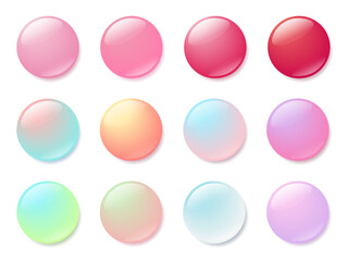 水滴風素材セット