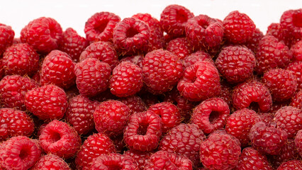 Tasty fresh raspberry as a background.