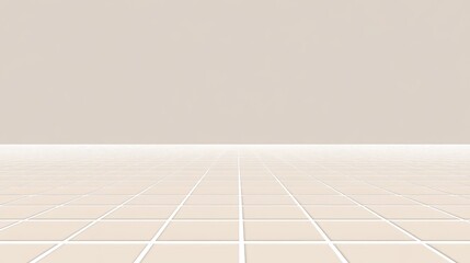 Fototapeta premium A minimalist grid pattern with fine white lines over a pale gray background for a clean look.