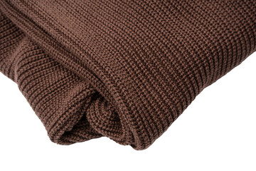 Brown sweater texture as a background.