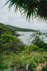 Fototapeta premium Granite bay to dolphin point at Noosa National park, Noosa, QLD Australia