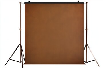 High-resolution solid brown studio backdrop with smooth matte textured surface