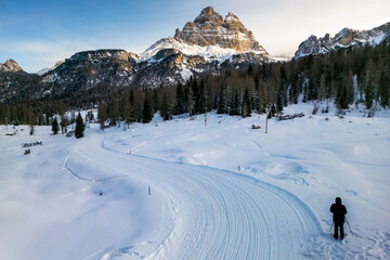Winter in The Dolomites, Northern Italy