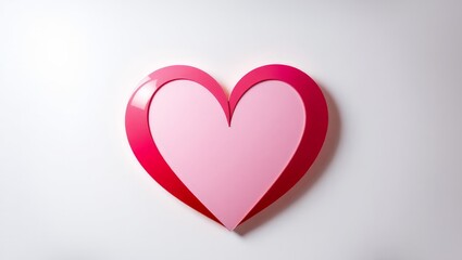 Valentine Heart Logo Design – Elegant red heart shapes ideal for love-themed designs and ads