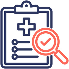 Fototapeta premium Diagnosis Icon